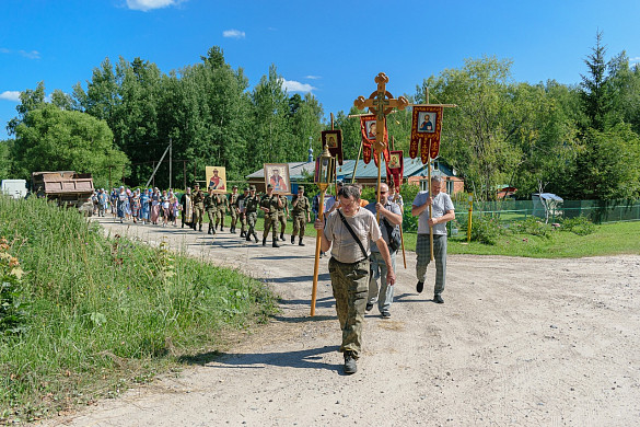 В Тейковском районе прошел крестный ход, посвященный Андрею Боголюбскому